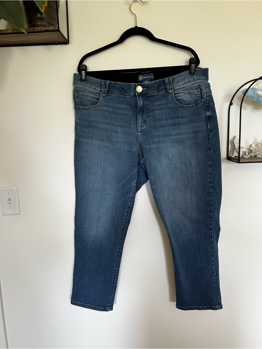 Democracy “Ab” Solution Ankle Crop Slim Jeans‎ Plus Size 20W